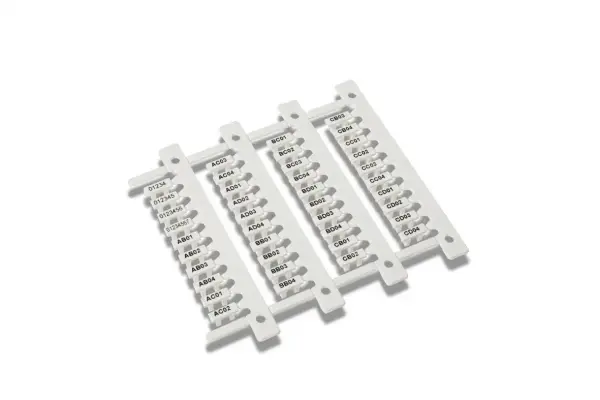 Cembre - 40590 - 4X12MM.SIZE,WHITE, POLYCARB. HF, CABLE TAG MG-TDMO-03 WITHOUT HOLDER CLIP ON THE CABLE EXT.i RANGE 4-4,6MM. - 1