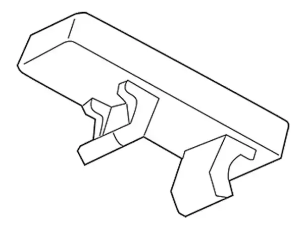 Cembre - 41190N - 5X10MM.SIZE, 5,1MM.PITCH,SINGLE STRIP,WHITE,POLYCARBONATE HF TAG MG-CPM-02 FOR MARKING WEIDMULLER TERMINAL BLOCKS - 1