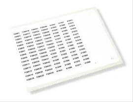 44896N - MG-VYT Beyaz Yapışkanlı Etiket, 9x20mm - 1