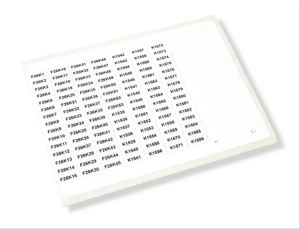 Cembre - 44896N - MG-VYT Beyaz Yapışkanlı Etiket, 9x20mm - 1