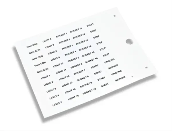 Cembre - 45396N - Mg-tar Tags For Components, Beyaz Etiket, 6,3x30mm - 1