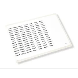 46833N - 15x49mm.sıze,precut, Self Adhesıve,metallıc Grey,Pvc Fılm Label Mg-vyt Used For Internal And External Markıng - 2