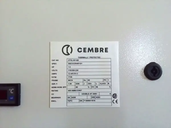 Cembre - 88900N - 32 x 58 mm yapışkanlı beyaz pano etiketi - 1