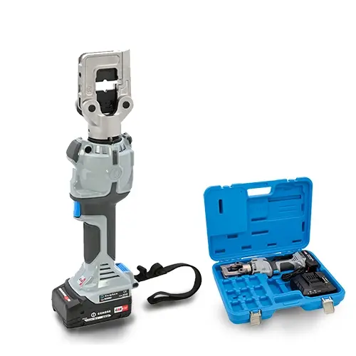 Cembre - KIT-BX500ND-1 - BATTERY - POWERED HYDRAULIC CRIMPING TOOL, 60kN, BI-LINEAR, WITH CLOSED OPENABLE HEAD, FOR ELECTRICAL CONNECTORS UP TO 300 mm2 - 2