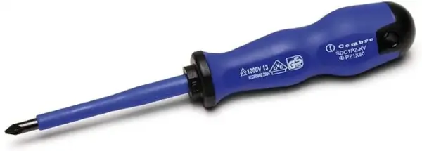 Cembre - SDC0PZ-KV - Pozidriv tornavida, 145 mm boyunda - 1