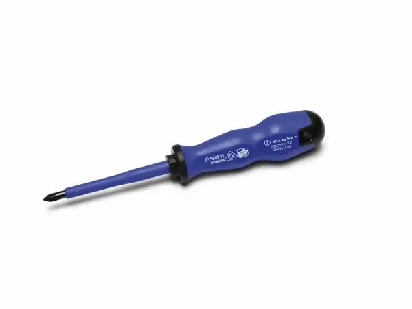 Cembre - SDC1PH-KV - PROFESSIONAL SCREWDRIVER WITH PH1 PHILLIPS CROSS HEAD AND 80MM.BLADE LENGH - 1