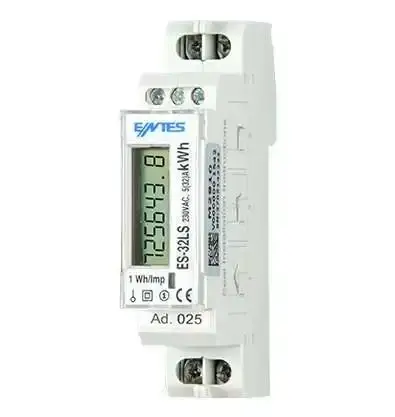 Entes - M1139 - Es-32l Lcd Ekranlı Aktİf Enerjİ Sayacı (32a) - 1