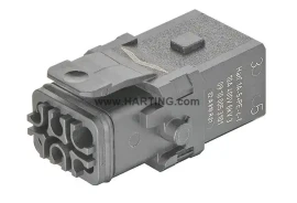 09100053101 - Han 1A-5+PE-c-f latch - 1