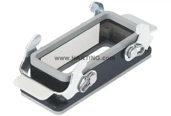 Harting - 09370240301 - Han M Bulkhead Housıng Black - 1