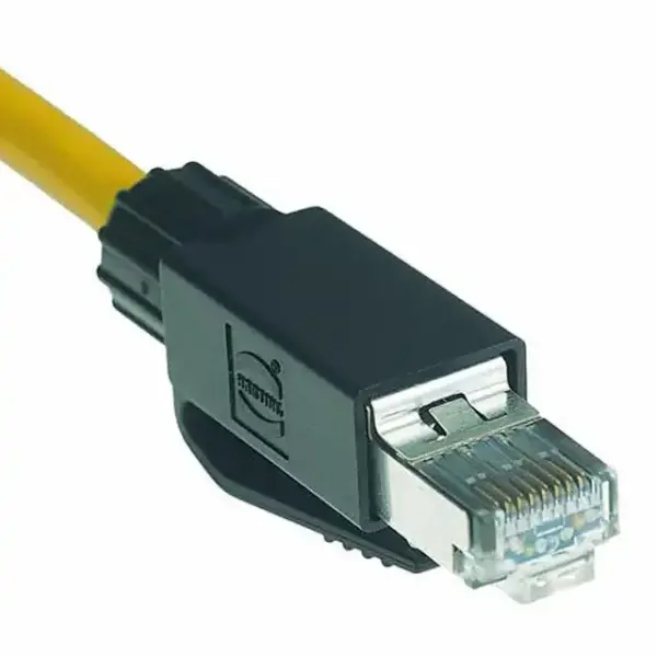 Harting - 09451511500 - Plug Modular Connector 8p8c (RJ45, Ethernet) Position Shielded Cat6 IDC - 1
