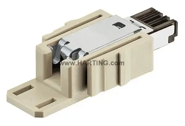 Harting - 09454001100 - Han-Modular RJ45 Cat5 plug 4p IDC - 1
