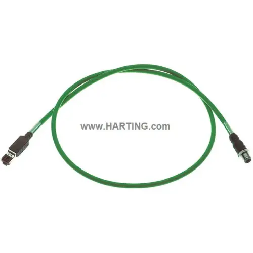Harting - 09457005053 - Rjı Cab Ip20/m12 4xawg22/7; Trail.; 20m - 1