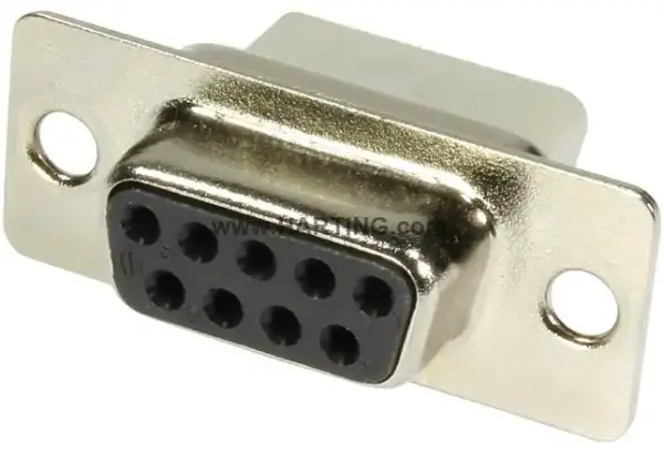 Harting - 09670094701 - D-sub Crimp 9-pole Female Assembly - 1