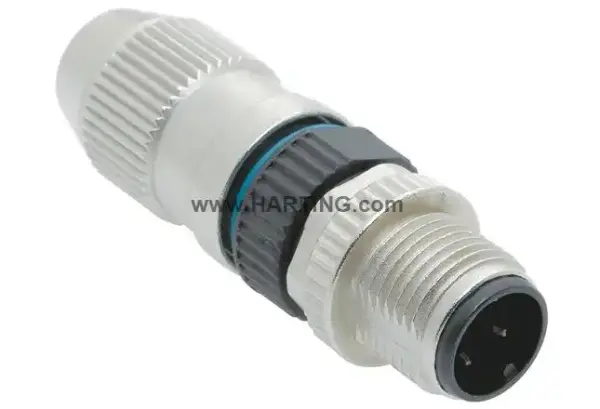 Harting - 21031111405 - Circular Connector with Harax M 1 2/ 4-p - 1