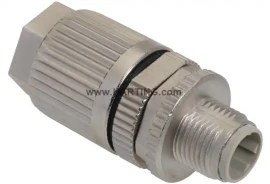 21038821405 - Circular Metric Connectors M12 MALE CRIMP D-CODING - 2