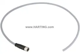 21348100380050 - M8 Cable Assembly 3-poles St/- F/- 5,0m - 1