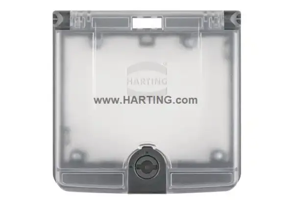 Harting - 39500000400 - Han-Port double frame, plastic - 1
