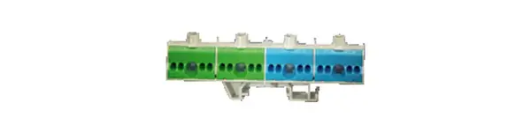 Hensel - FC PN 20 - 2x 25mm² / 8x4mm² Cu İçin N-pe Klemens (dın En 60715)Fp - Enystar Modüler Pano - 1
