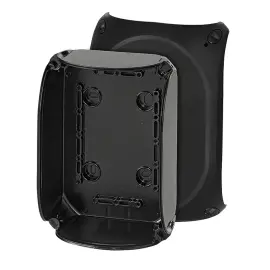 KF 1000 C - Harici Ortam Buatı; Ip66/67-ıp69, Ik09, Pc-gfs, H/S F, Fr, Uv, Düz Kenarlı, Ral 9011 (siyah)Enycase - Buat - 1