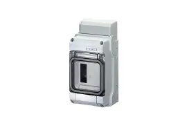 KV 9103 - Kv-sigorta Kutusu; Ip65, 1x3/3 Modül, Ik08, Ps, H/S F, Fr, Elastik Membranlı, Ral 7035 (gri), Şeffaf Kapaklı, N/pe KlemensliEnyboard - Sigorta Kutusu - 1