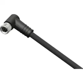 CBF08-R44N0-02BPVC - 4 pin, dişi, M08, 2m, 90°açılı pvc kablo - 1