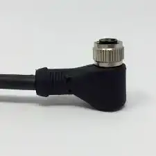 Katlax - CBF08-R44N0-05BPVC - 4 pin, dişi, M08, 5m, 90°açılı pvc kablo - 1