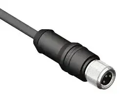 Katlax - CBF08-S33N0-10BPVC - 3 pin, dişi, M08, 10m, düz pvc kablo - 1