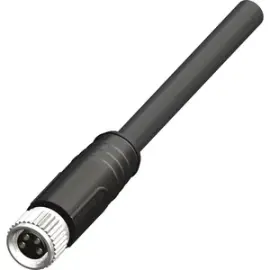 CBF08-S44N0-15BPVC - 4 Pin, Dişi, M08, 15m, Düz Pvc Kablo - 1