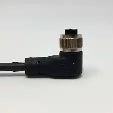 Katlax - CBF12-R55N0-02BPVC - 5 pin, dişi, M12, 2m, 90°açılı pvc kablo - 1