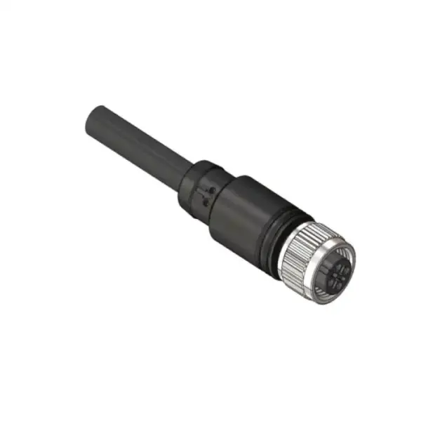 Katlax - CBF12-S44N0-15BPVC - 4 pin, dişi, M12, 15m, düz pvc kablo - 1