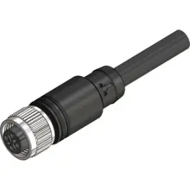 CBF12-S55N0-15BPVC - 5 Pin, Dişi, M12, 15m, Düz Pvc Kablo - 1