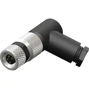 Katlax - CNF08-R4SP0-BP5 - 4 pin, M08, 90°açılı dişi konnektör - 1