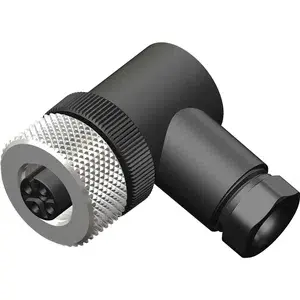 Katlax - CNF12-R4SP0-BP7 - 4 Pin, M12, 90°açılı Dişi Konnektör - 1