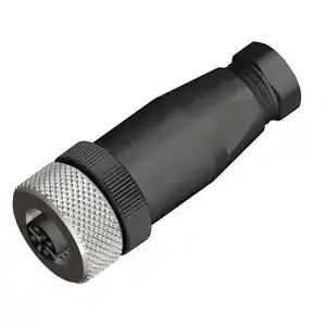 Katlax - CNF12-S4SP0-BP7 - M12, 4 pin düz dişi konnektör - 1