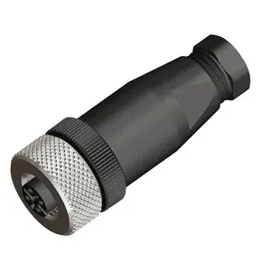 Katlax - CNF12-S5SP0-BP7 - 5 Pin, M12, Düz Dişi Konnektör - 1