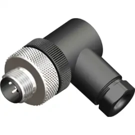 CNM12-R5SP0-BP7 - M12, 5 pin 90° açılı erkek konnektör - 1