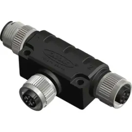 CTM5-2F12S5N0 - M12, 1x5 pin erkek-2x5 pin dişi T konnektör - 1