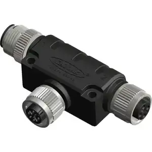Katlax - CTM5-2F12S5N0 - M12, 1x5 pin erkek-2x5 pin dişi T konnektör - 1