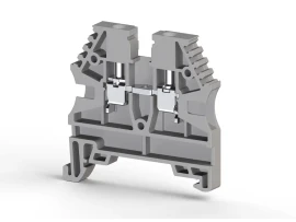 304120 AVK 2,5 2,5 mm2, vida bağlantılı, tek katlı geçiş klemensi, yalıtım malzemesi pa, gri - 1