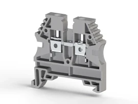 304130RP AVK 4 4 mm2, vida bağlantılı, tek katlı geçiş klemensi, yalıtım malzemesi pa, gri - 1