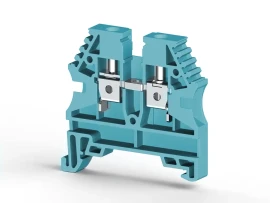 304131RP AVK 4 4 mm2, vida bağlantılı, tek katlı geçiş klemensi, yalıtım malzemesi pa, mavi - 1