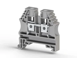 304140RP AVK 6 6 mm2, vida bağlantılı, tek katlı geçiş klemensi, yalıtım malzemesi pa, gri - 1