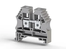 304150RP AVK 10 10mm2, vida bağlantılı, tek katlı geçiş klemensi, yalıtım malzemesi pa, gri - 1