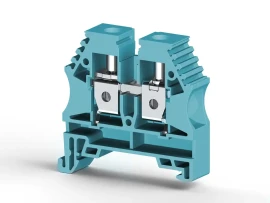 304151RP AVK 10 10 mm2, vida bağlantılı, tek katlı geçiş klemensi, yalıtım malzemesi pa, mavi - 1