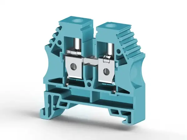 Klemsan - 304151RP AVK 10 10 mm2, vida bağlantılı, tek katlı geçiş klemensi, yalıtım malzemesi pa, mavi - 1