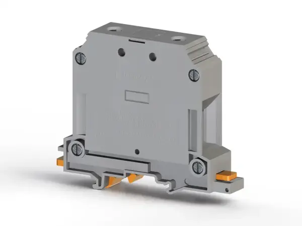 Klemsan - 304330 AVK 50 50 mm2, silindirik başlı imbus cıvata bağlantılı, tek katlı geçiş klemensi, yalıtım malzemesi pa, gri - 1