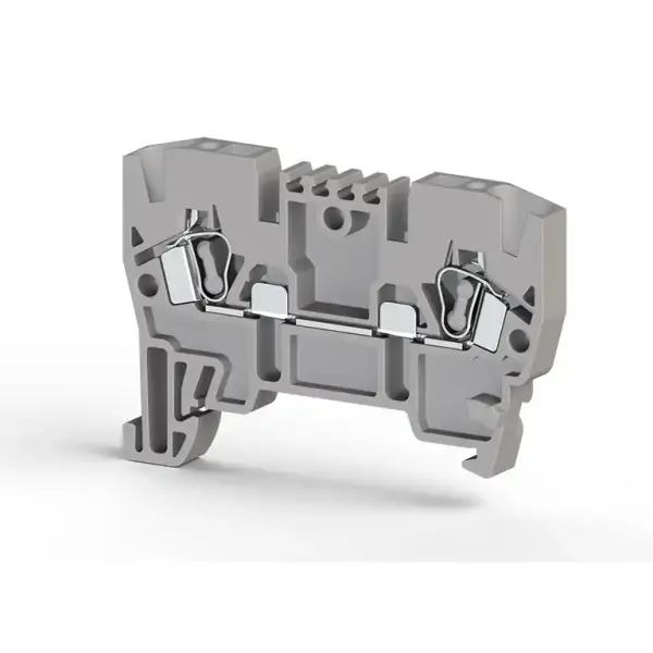 Klemsan - 306229 YBK 2,5 2,5mm2, yay bağlantılı, 1 giriş 1 çıkış geçiş klemensi, yalıtım malzemesi pa, gri - 1