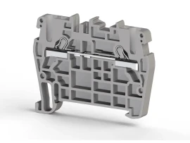 307109RP PYK 2,5 2,5mm2, pratik yay bağlantılı, 1 giriş 1 çıkış geçiş klemensi, yalıtım malzemesi pa, gri - 1