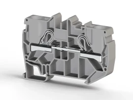 307139 PYK 10 10mm2, pratik yay bağlantılı, 1 giriş 1 çıkış geçiş klemensi, yalıtım malzemesi pa, gri - 1