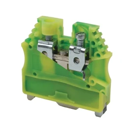 334140 AVK 6/10T 6-10 mm2, avk serisine uygun ,vida bağlantılı, tek katlı topraklama klemensi, yalıtım malzemesi pa, sarı-yeşil - 1